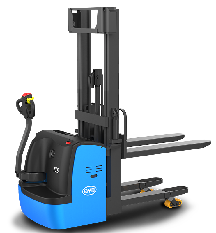 比亞迪叉車S15JW國度級S1.5T步行式托盤堆垛車報價參數(shù)配置